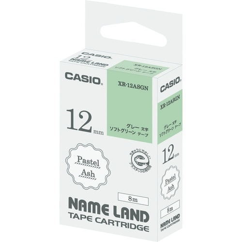 カシオ ネームランド用アッシュテープ、ソフトグリー