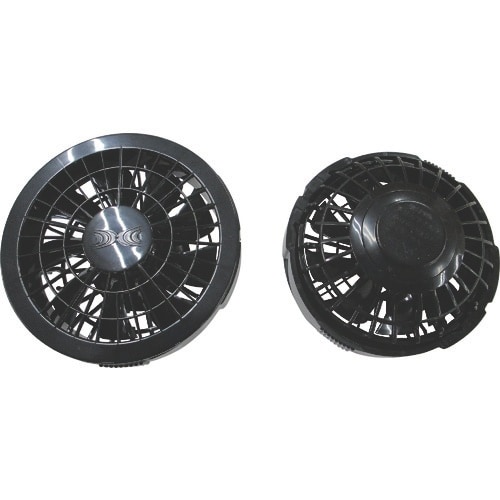 空調服 ワンタッチファン ブラック(2個入り)