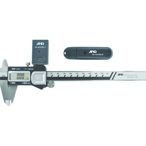 A&D ワイヤレス デジタルノギス(送・受信機付属