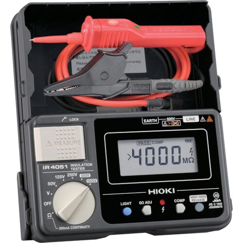 HIOKI デジタル絶縁抵抗計(5レンジ) IR4