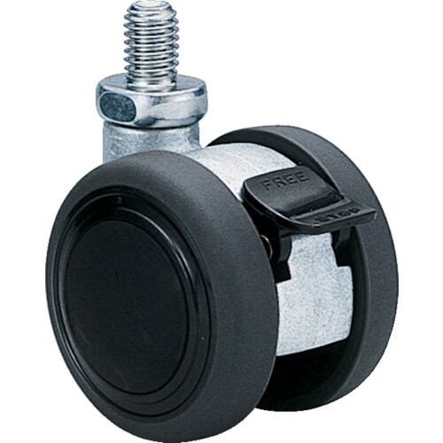 東海 本体アルミダイカスト エラストマー車輪50径