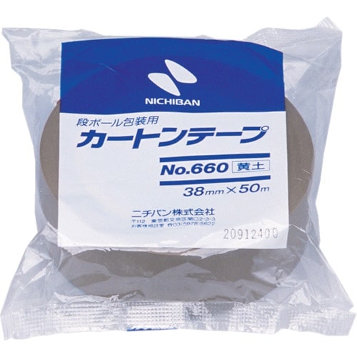 ニチバン カートンテープ660黄土−38 38mm