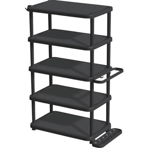 TENMA PRXくつ置けるん棚 5段ワイド