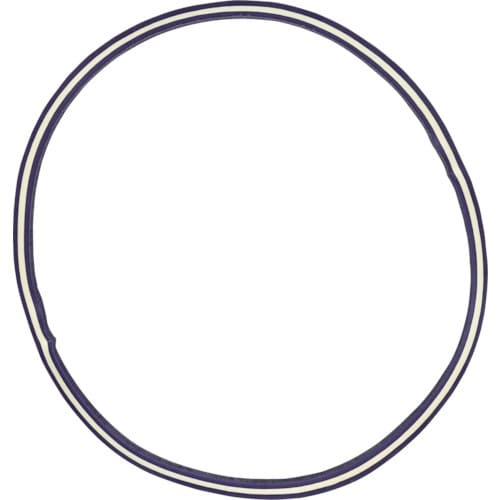 ユタカメイク ツインバンド 紫白 折径120mm