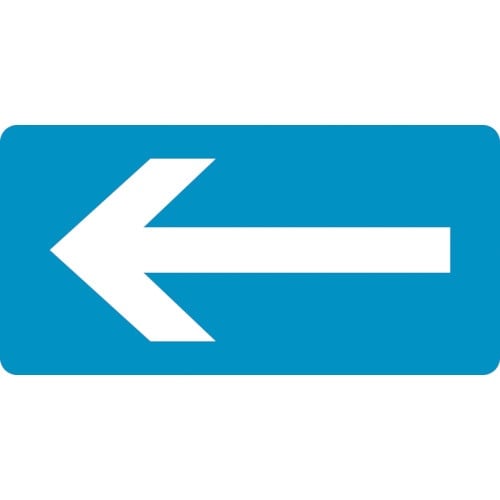 緑十字 JIS配管識別明示ステッカー ←矢印 HY