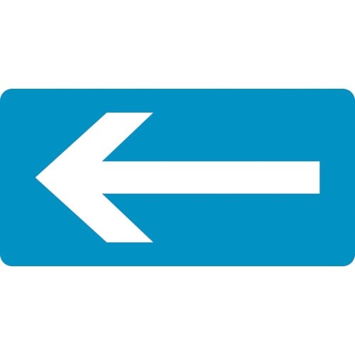 緑十字 JIS配管識別明示ステッカー ←矢印 HY