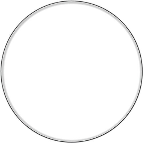 ユニット アルミ白無地板 φ600