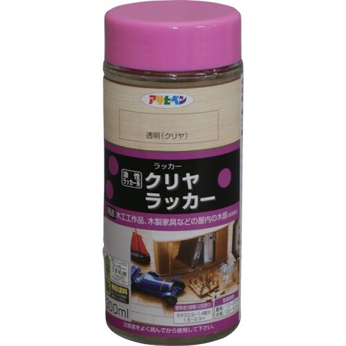 アサヒペン クリヤラッカー 300ML 透明(クリ