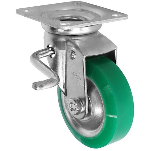 シシク スタンダードプレスキャスター 自在左ストッ