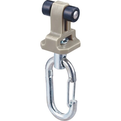 岡田 カーテンレール D40後付ワンタッチランナ−