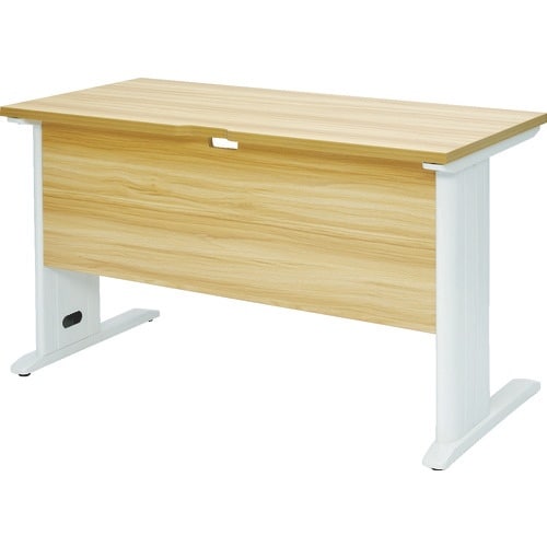 TRUSCO 平机 ナチュラル天板X白脚 W120