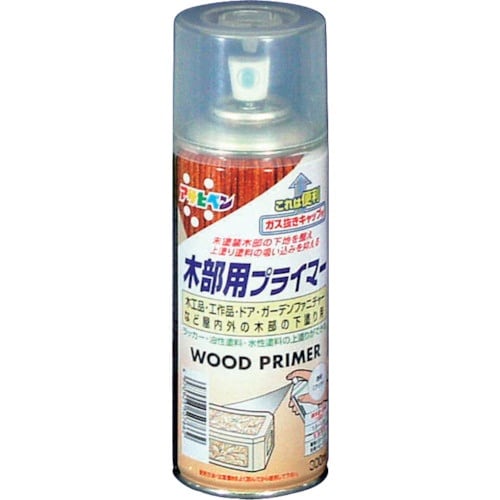 アサヒペン 木部用プライマー300MLクリヤ