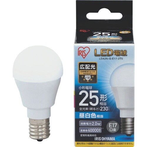 IRIS 567969 LED電球 E17広配光タ