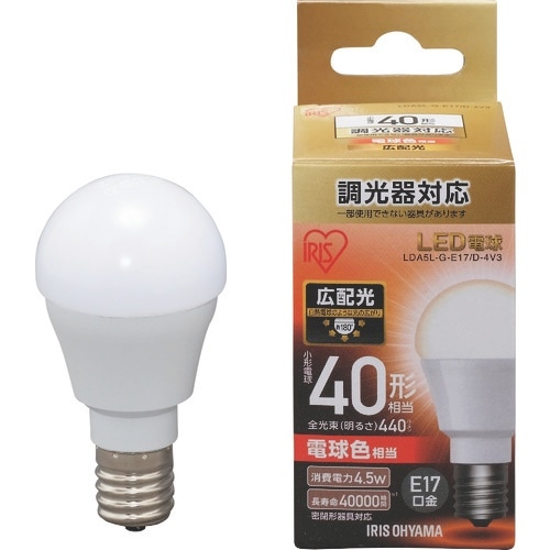 IRIS 567984 LED電球 E17広配光タ