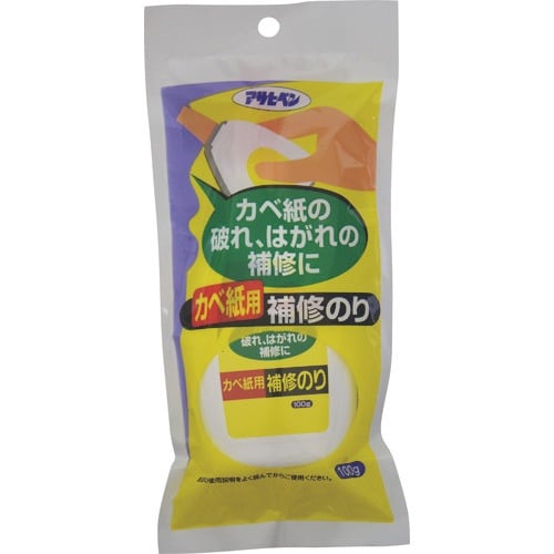 アサヒペン かべ紙用補修のり 100G 708