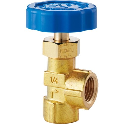 Fujikin 黄銅製ニードルストップバルブ アン