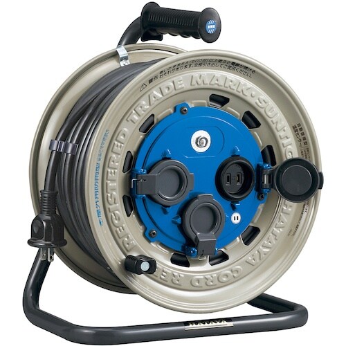 ハタヤ 屋外用サンタイガーレインボーリール 単相1