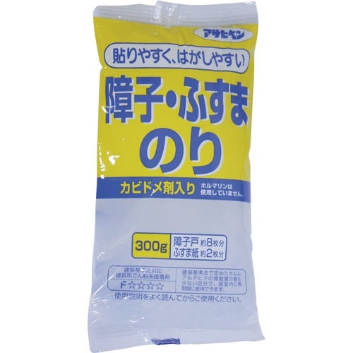 アサヒペン 障子ふすまのり 300G 710