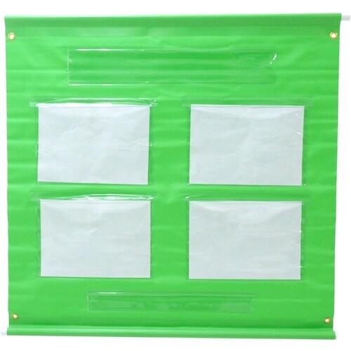 グリーンクロス ポケット掲示板 A4横×4