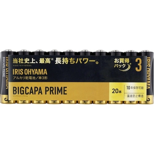 IRIS 102728 アルカリ乾電池 BIGCA