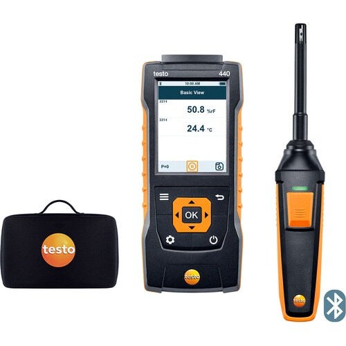 TESTO 温湿度計 testo 440 温湿度プ