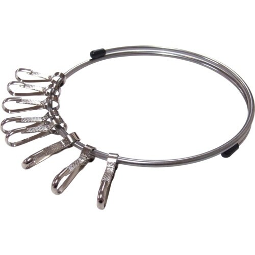 ニッサチェイン リングキーホルダー8連