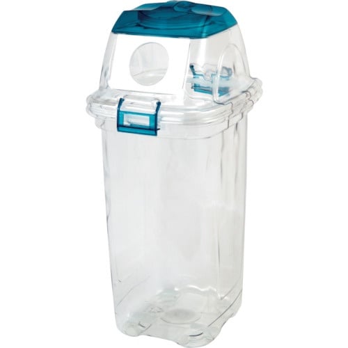 テラモト 透明エコダスター#45 ビン用ブルー