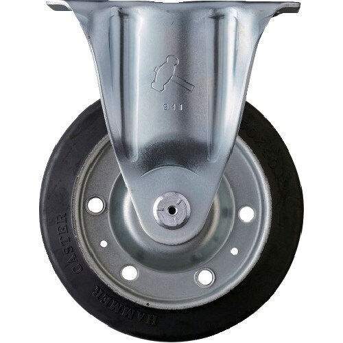 ハンマー 固定式ゴム車輪 150mm