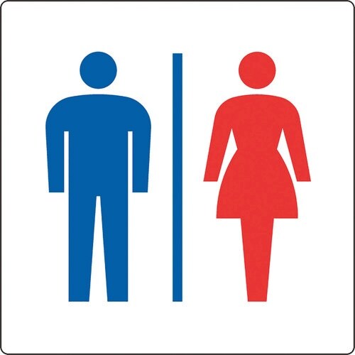 ユニット トイレ表示 大 男女