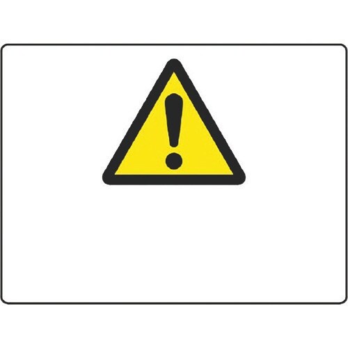 ユニット 危険標識 注意マーク無地