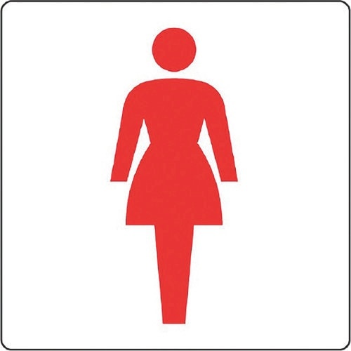 ユニット 表示ステッカー ピクトサイン トイレ(女