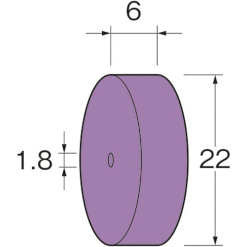 リューター ホイール型セラミックゴム砥石粒度(#)