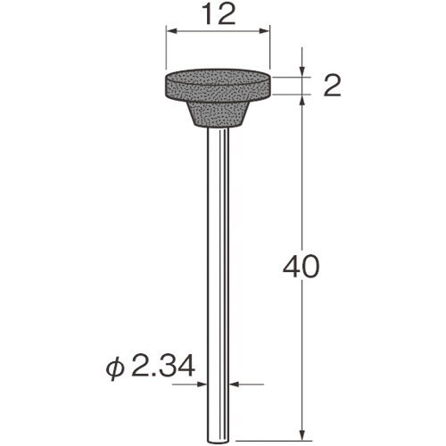 リューター 軸付シリコンゴム砥石