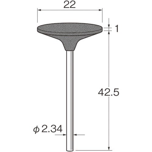 リューター 軸付シリコンゴム砥石