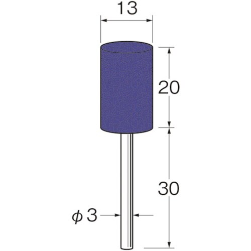 リューター 軸付セラミックゴム砥石(金属研磨用)外