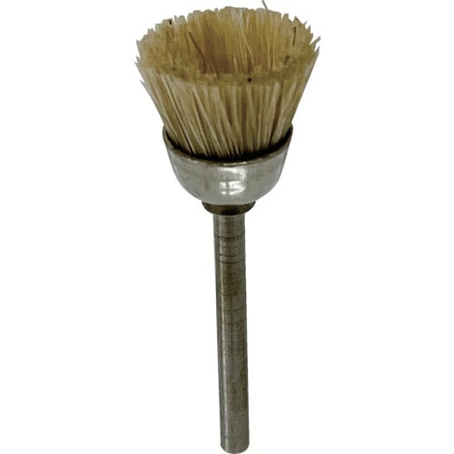 リューター 軸付カップ型ブラシ軸径(mm):3毛材