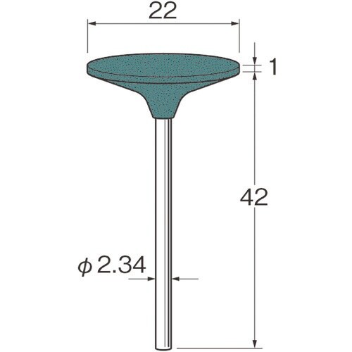 リューター 軸付シリコンゴム砥石
