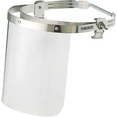 YAMAMOTO 防災面 ヘルメット取付型 透明