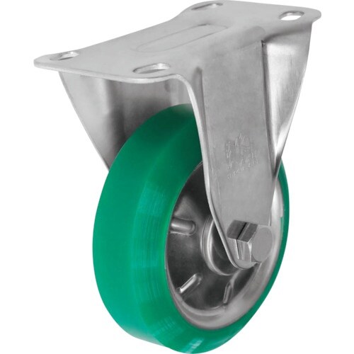 シシク ステンレスキャスター 固定 150径 ウレ