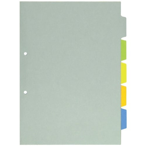 KING JIM カバ−付きカラ−インデックス A