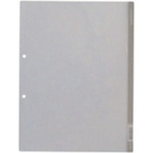 KING JIM Lホルダ− A4タテ型 灰 2穴