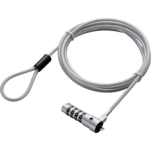 ELECOM セキュリティワイヤー 小型 首振り9