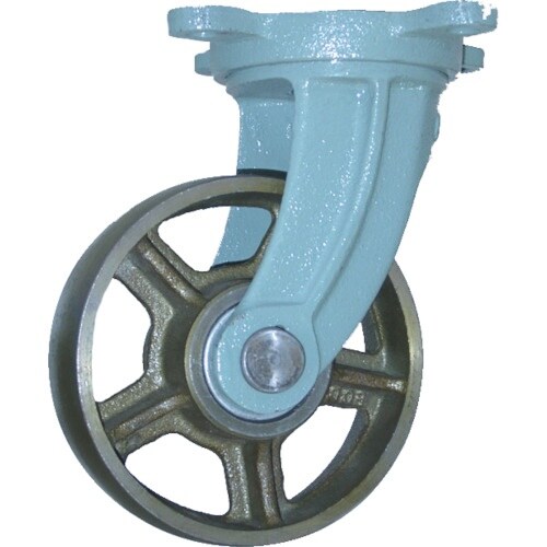 ヨドノ 鋳物車輪自在車付きベアリング入 130φ