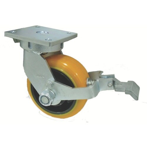 ヨドノ 重量用高硬度ウレタン自在車150φストッパ