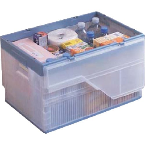IRIS 202733 フタ付おりたたみコンテナ