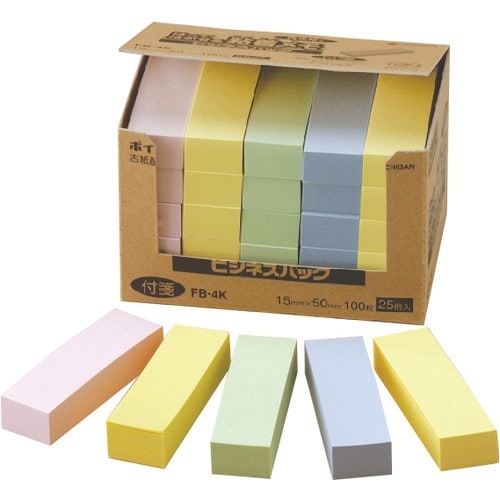 ニチバン ふせん ポイントメモFB−4K 15mm