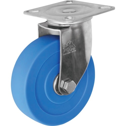 シシク ステンレスキャスター 自在 150径 モノ