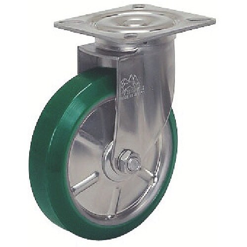 シシク ステンレスキャスター 自在 150径 ウレ