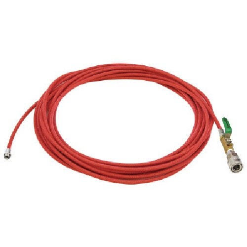 Asada 1/4PS洗管ホース コック付 10m