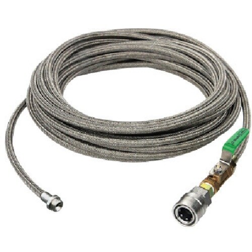 Asada 1/4SUS洗管ホース コック付 10